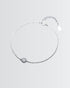 Mere Evil Eye Minimal Bracelet -  Silver Bracelet by BLINGLANE