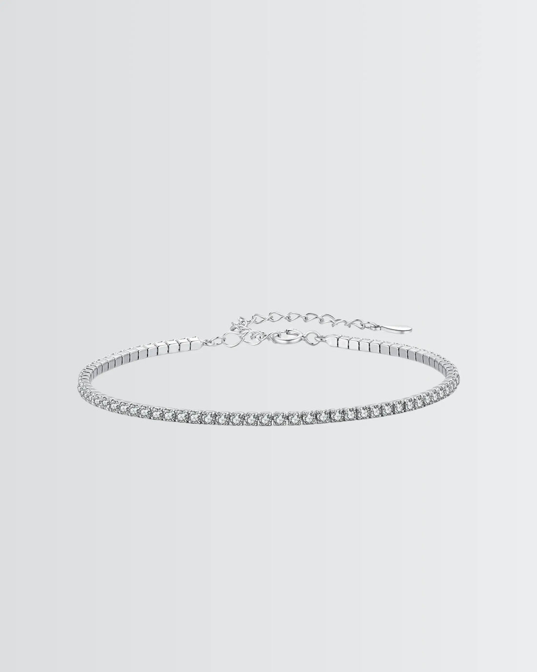 My Infinity Gleam Tennis Bracelet - Silver Bracelet by BLINGLANE