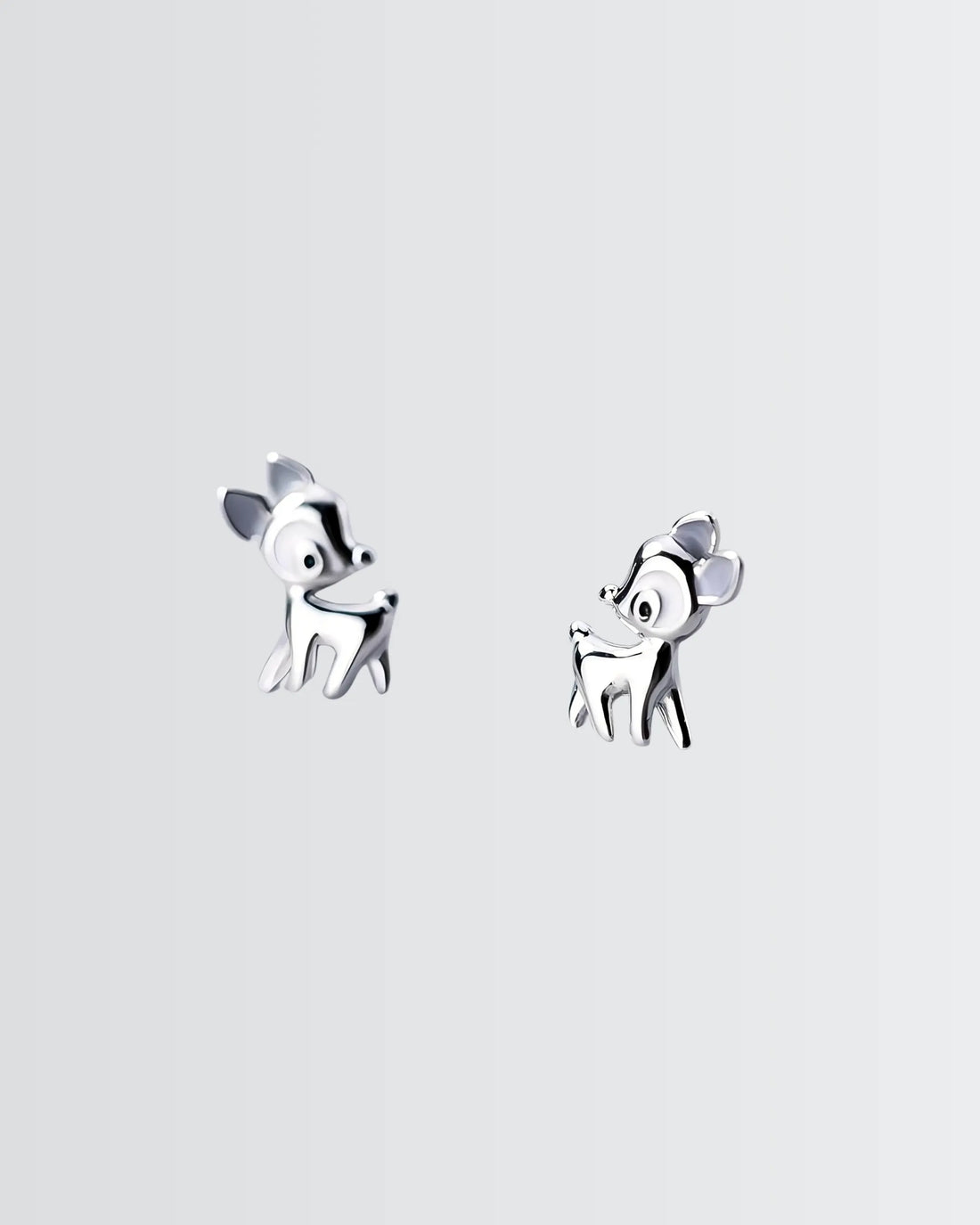 My Lil Deer Studs - Silver Earrings by BLINGLANE