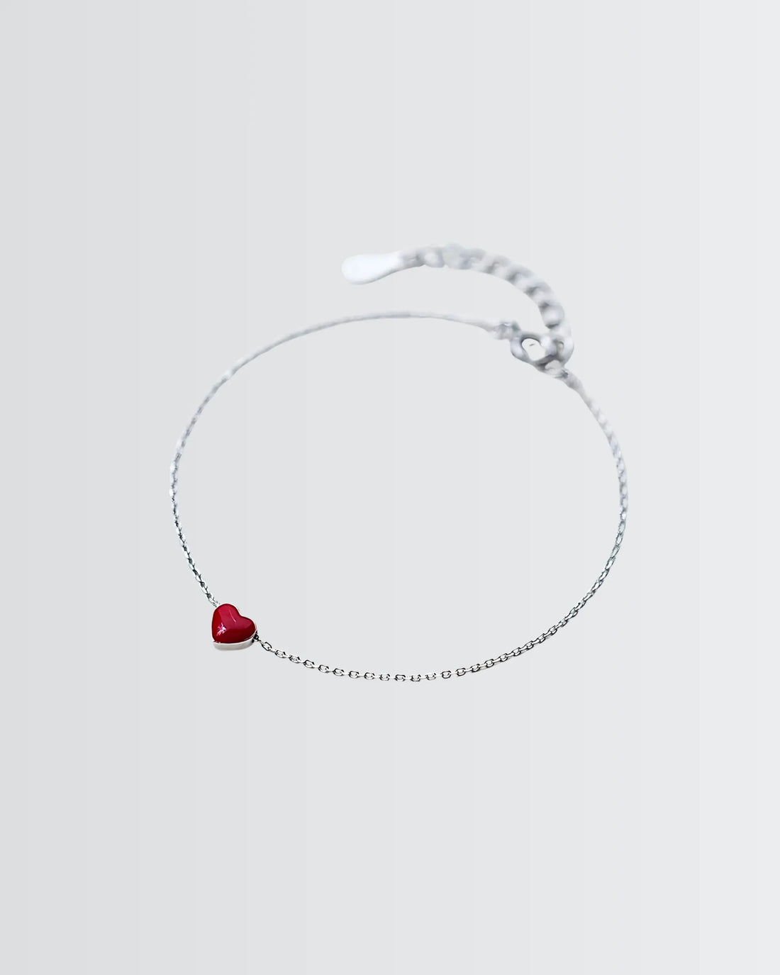 My Little Heart Minimal Bracelet - Silver Bracelet by BLINGLANE