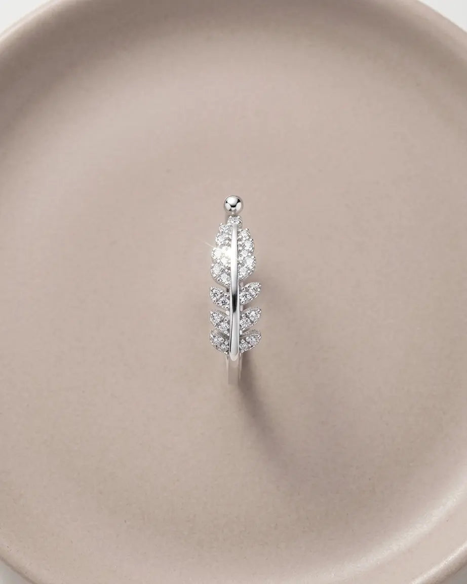 Our Kind of Leaf Ring -  Silver Ring by BLINGLANE