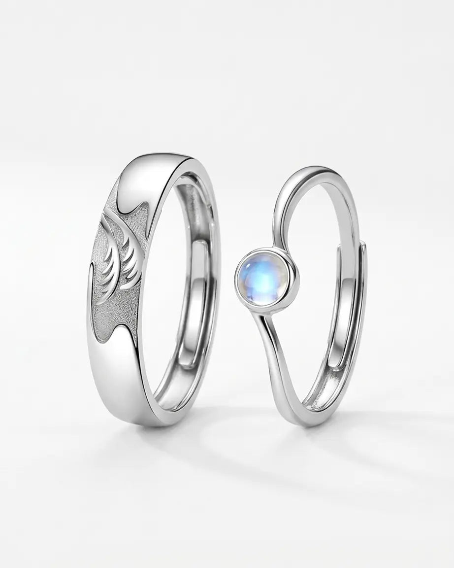 Our Silent Vow Forever Love Bands - Silver Ring by BLINGLANE