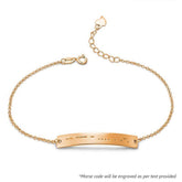 Personalize Your Morse Code Bar Bracelet - Blinglane