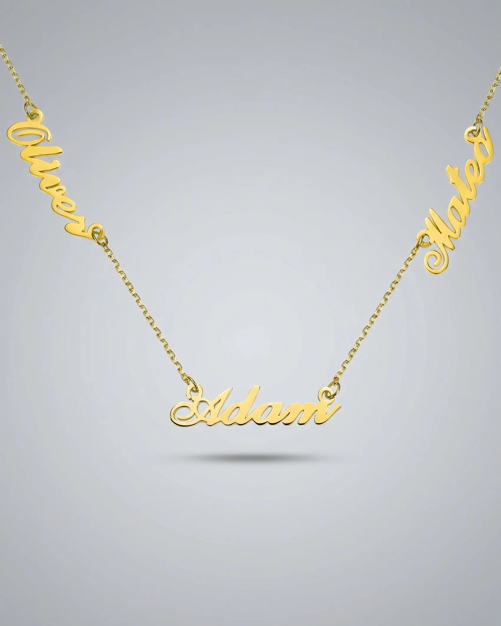Personalize Three Names Necklace -  Fashion Necklace by BLINGLANE