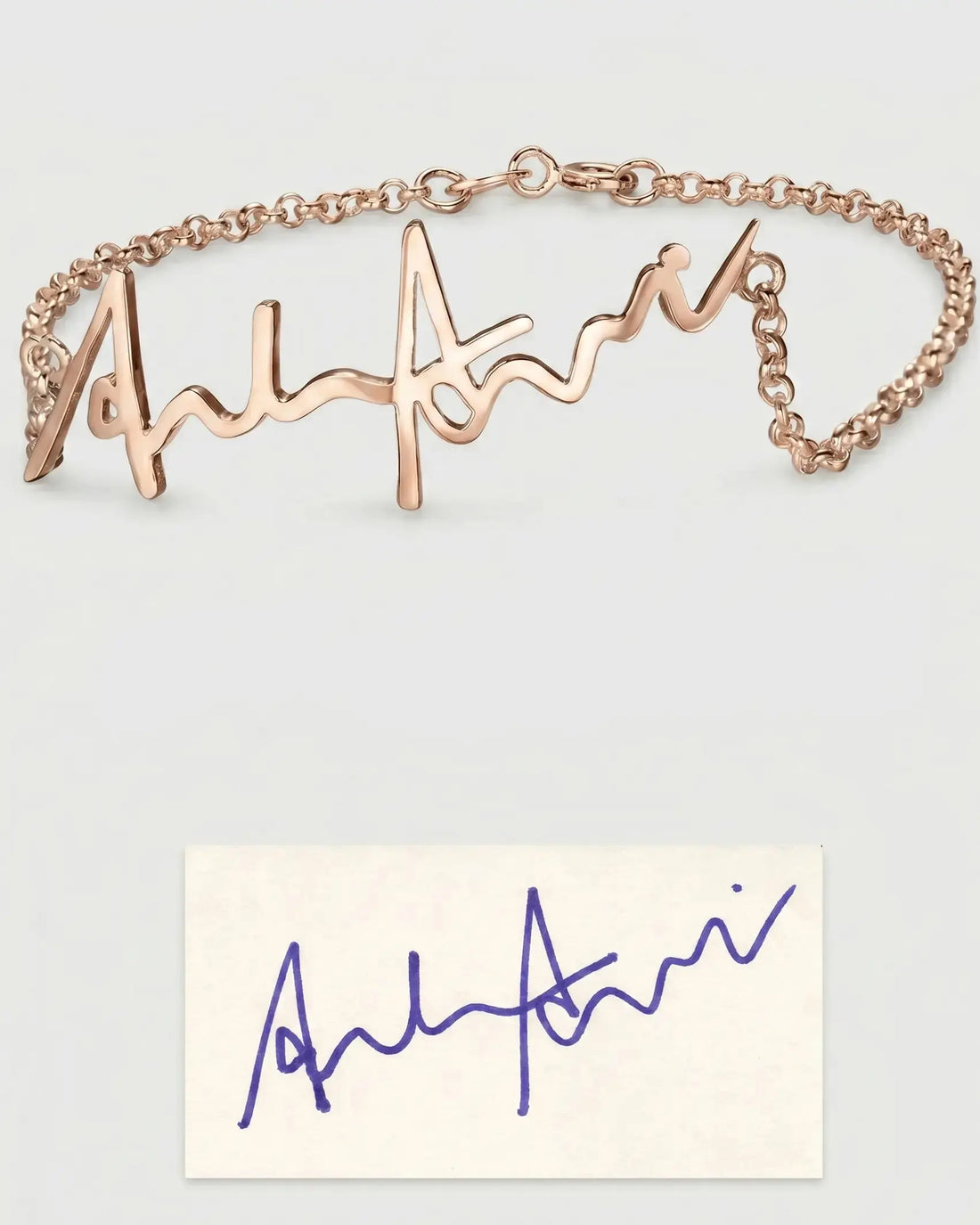 Personalize Your Handwritten Signature Bracelet -  Fashion Bracelet by BLINGLANE