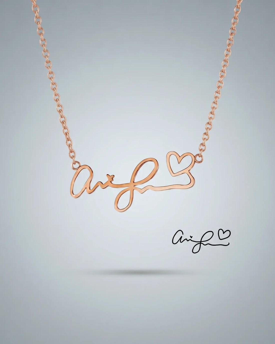 Personalize Your Handwritten Signature Necklace -  Fashion Necklace by BLINGLANE