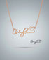 Personalize Your Handwritten Signature Necklace -  Fashion Necklace by BLINGLANE