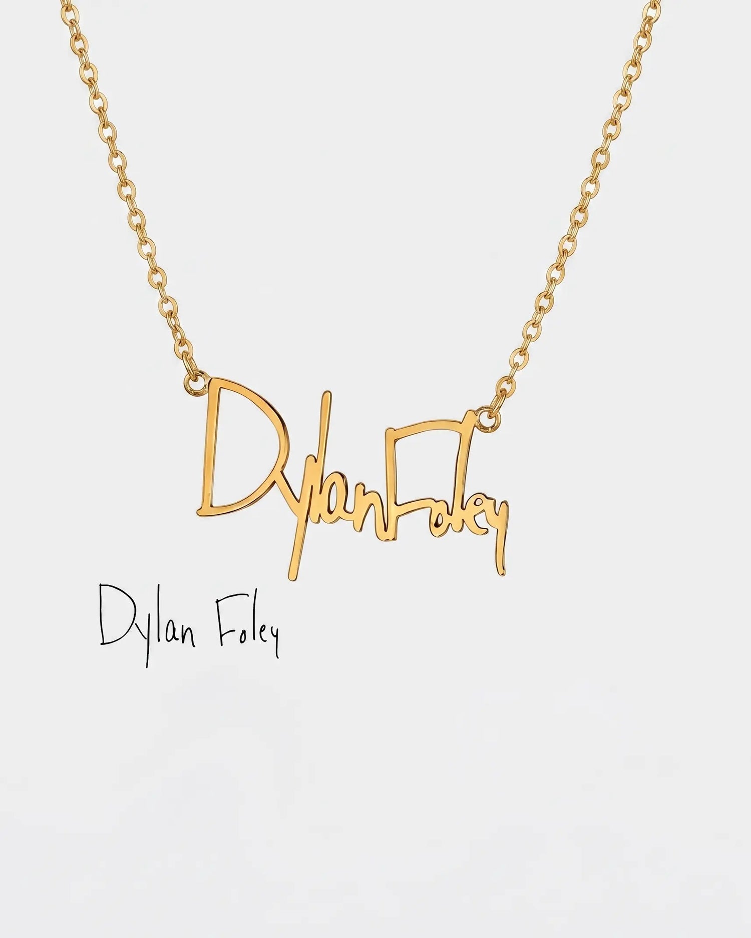 Personalize Your Handwritten Signature Necklace -  Fashion Necklace by BLINGLANE
