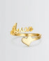 Personalize Your Name & Heart Ring -  Fashion Ring by BLINGLANE