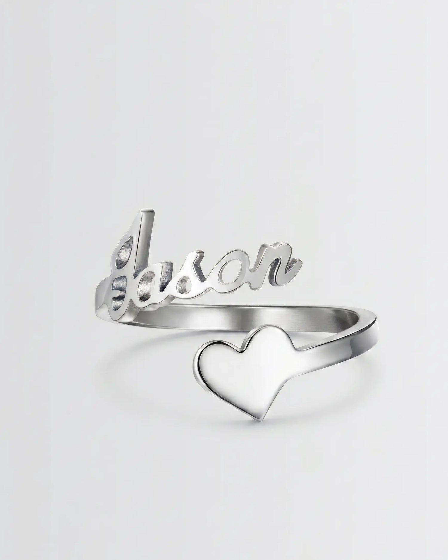 Personalize Your Name &amp; Heart Ring -  Fashion Ring by BLINGLANE