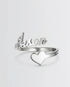 Personalize Your Name & Heart Ring -  Fashion Ring by BLINGLANE