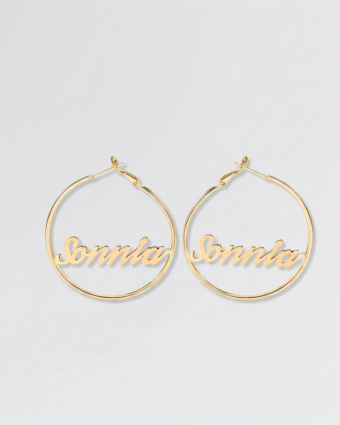 Personalize Your Name Hoop Earrings - Fashion Earrings by BLINGLANE