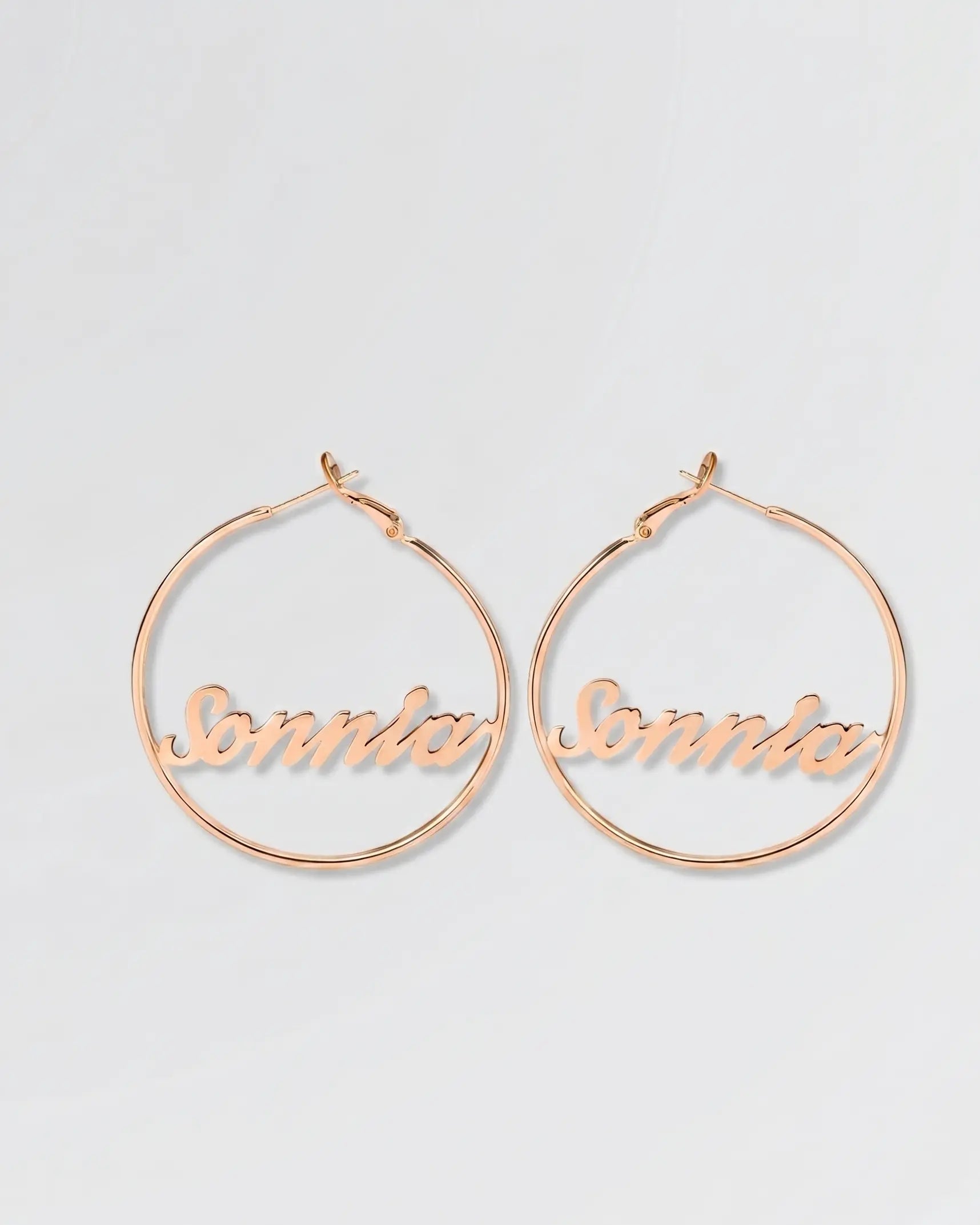 Personalize Your Name Hoop Earrings -  Fashion Earrings by BLINGLANE