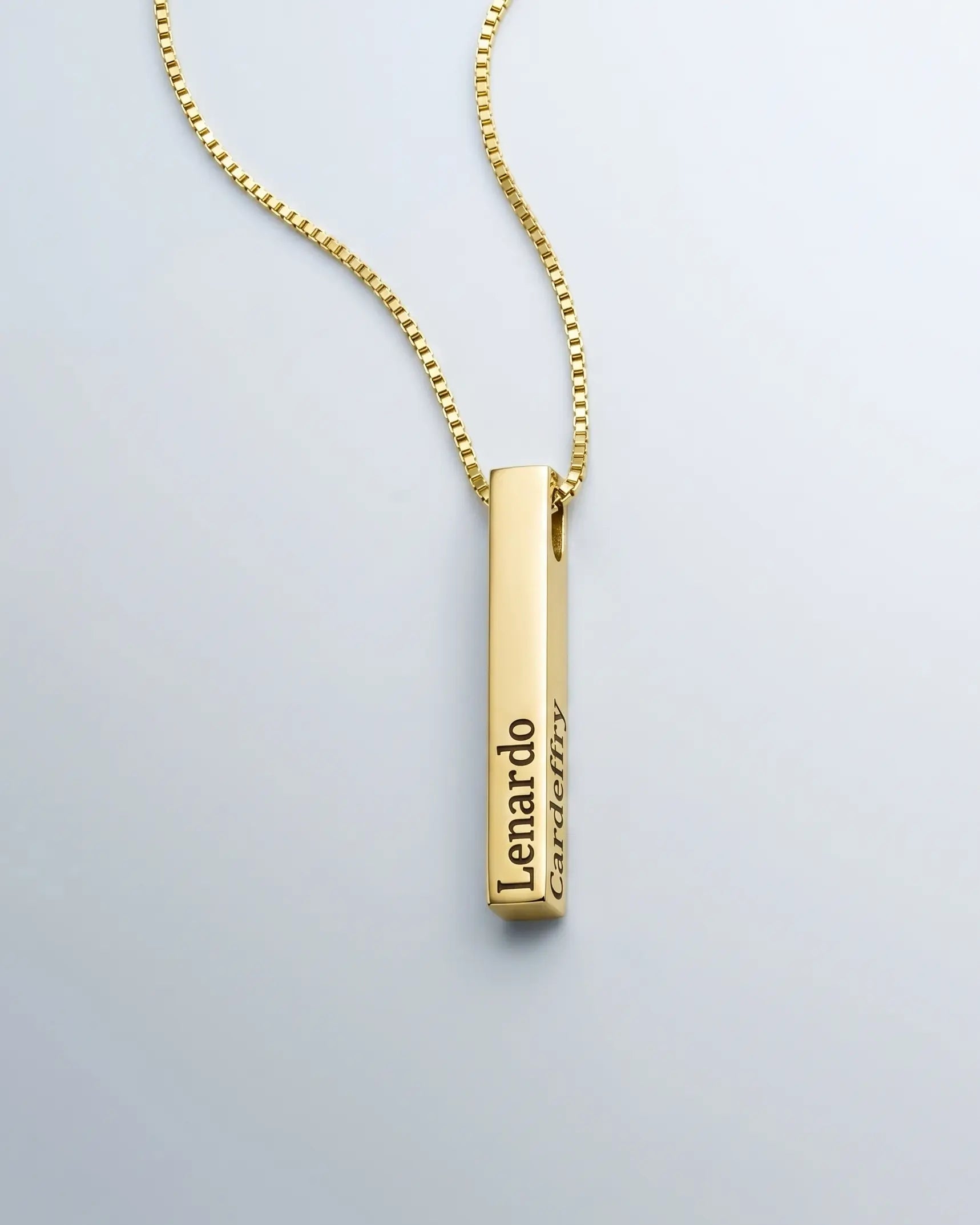 Personalize Your Name Vertical Bar Necklace -  Fashion Necklace by BLINGLANE