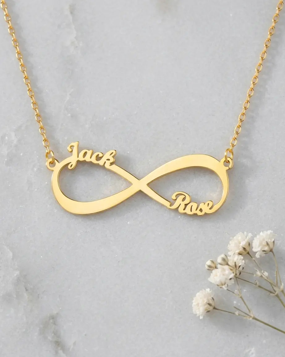 Personalize Your Names Infinity Necklace -  Fashion Necklace by BLINGLANE