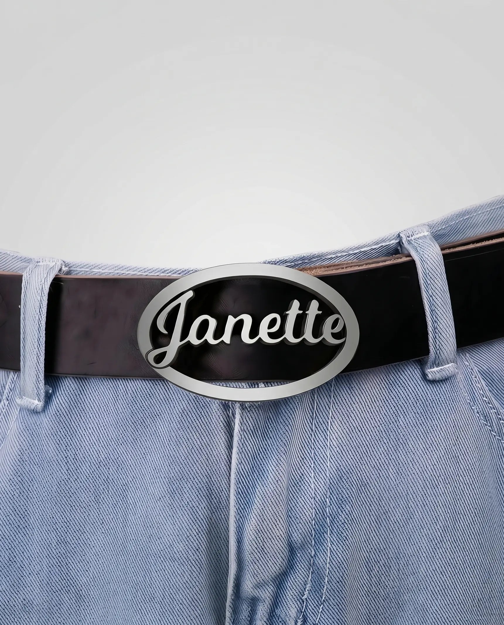 Personalize Your Oval Belt Buckle -  Fashion Belt Buckle by BLINGLANE