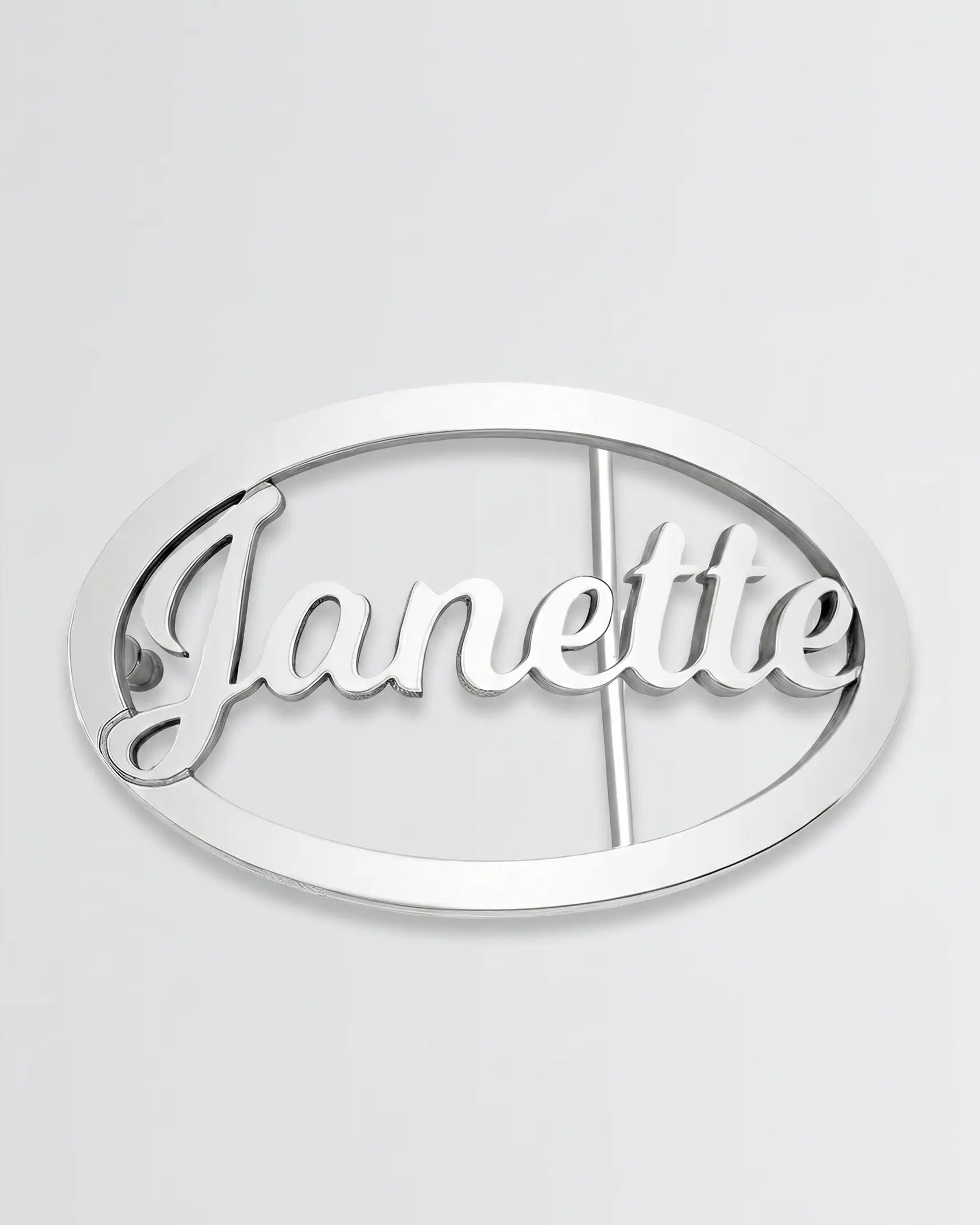 Personalize Your Oval Belt Buckle -  Fashion Belt Buckle by BLINGLANE