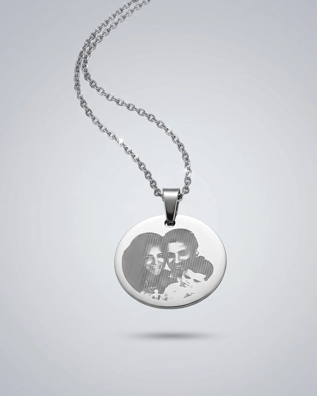 Personalize Your Photo &amp; Message Engraved Necklace -  Fashion Necklace by BLINGLANE