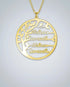Personalize Your Tree of Life Silver Necklace -  Silver Necklace by BLINGLANE
