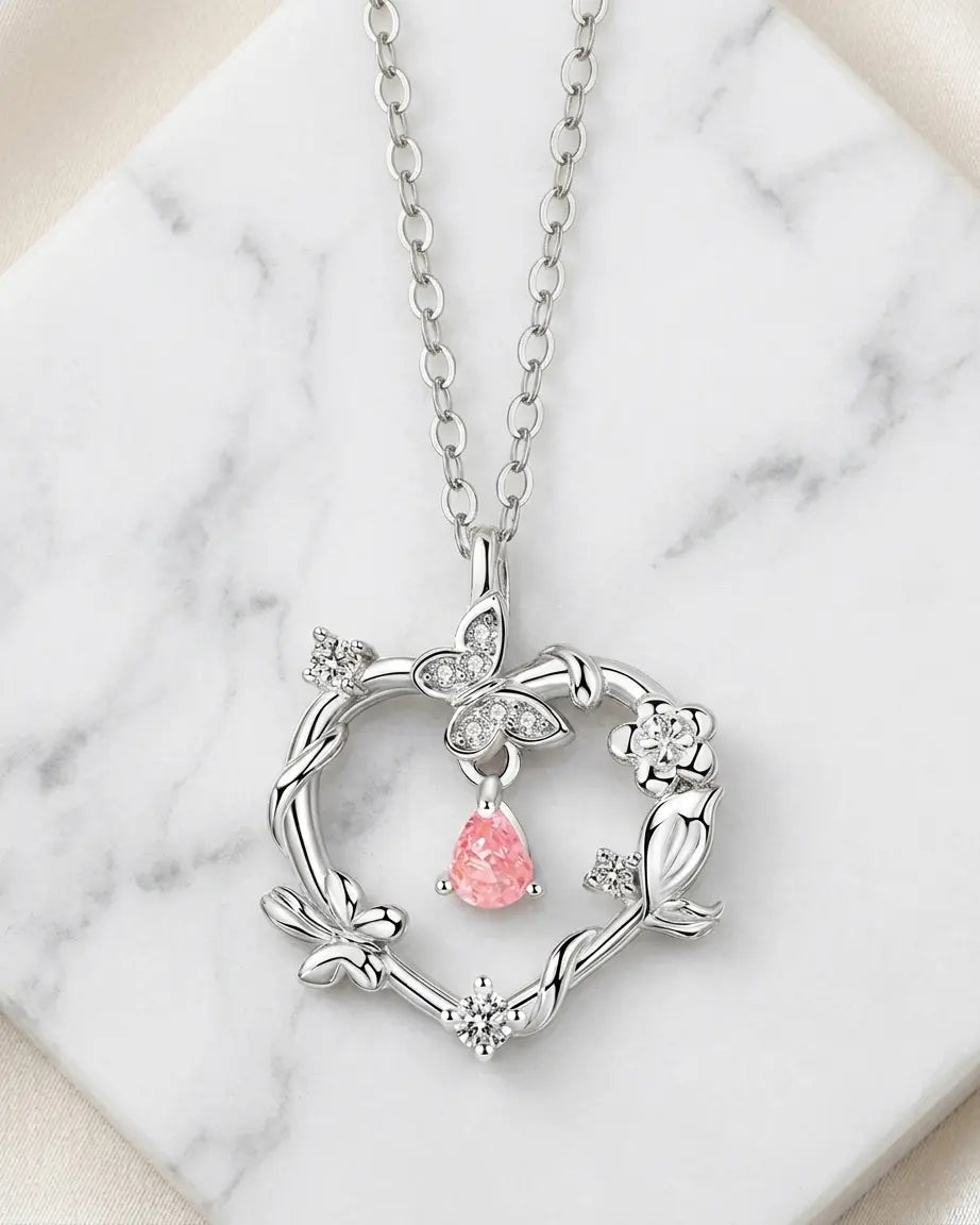 Rooted In Love Necklace -  Silver Necklace by BLINGLANE