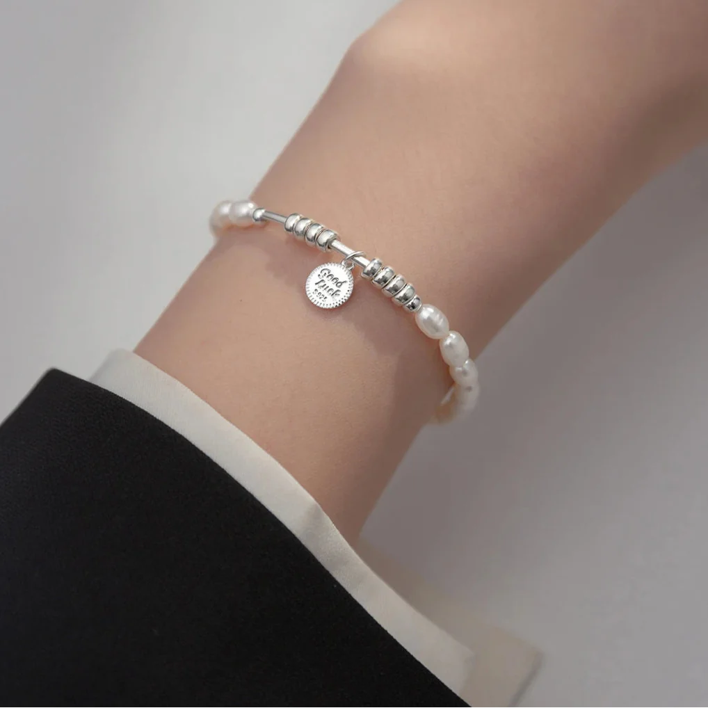 Luxurious Line Of Pearl Bracelet