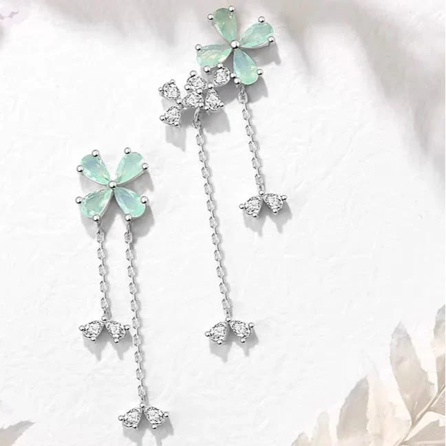 Forever Bloom Drop Earrings