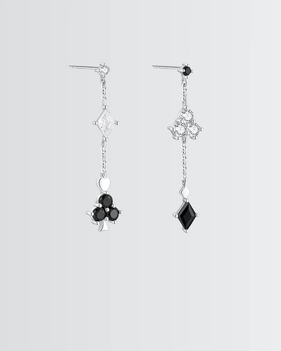 Stacked In Style Elite Earrings -  Silver Earrings by BLINGLANE