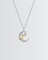 Stargazing Kitty Necklace -  Silver Necklace by BLINGLANE