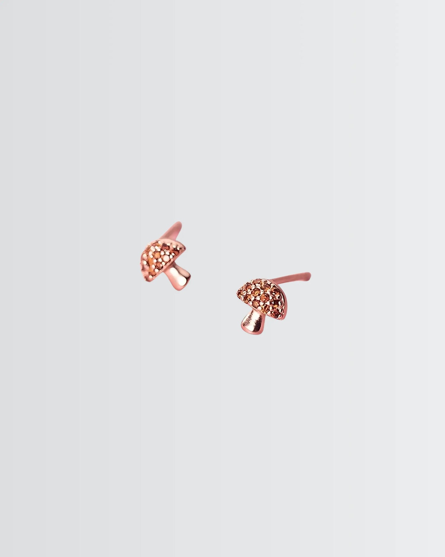 Super Mushroom Studs -  Silver Earrings by BLINGLANE