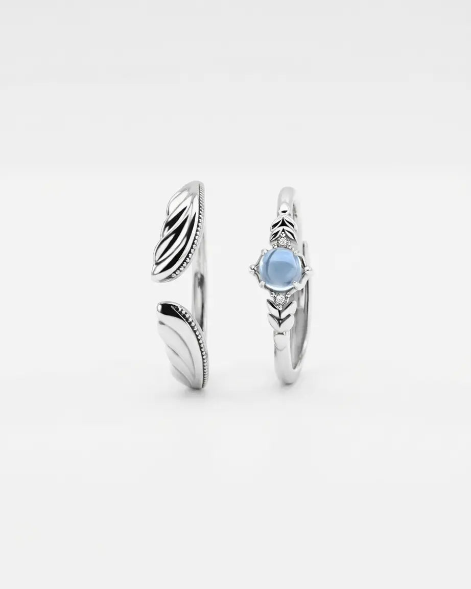 Wherever We Go Together Love Bands -  Silver Ring by BLINGLANE
