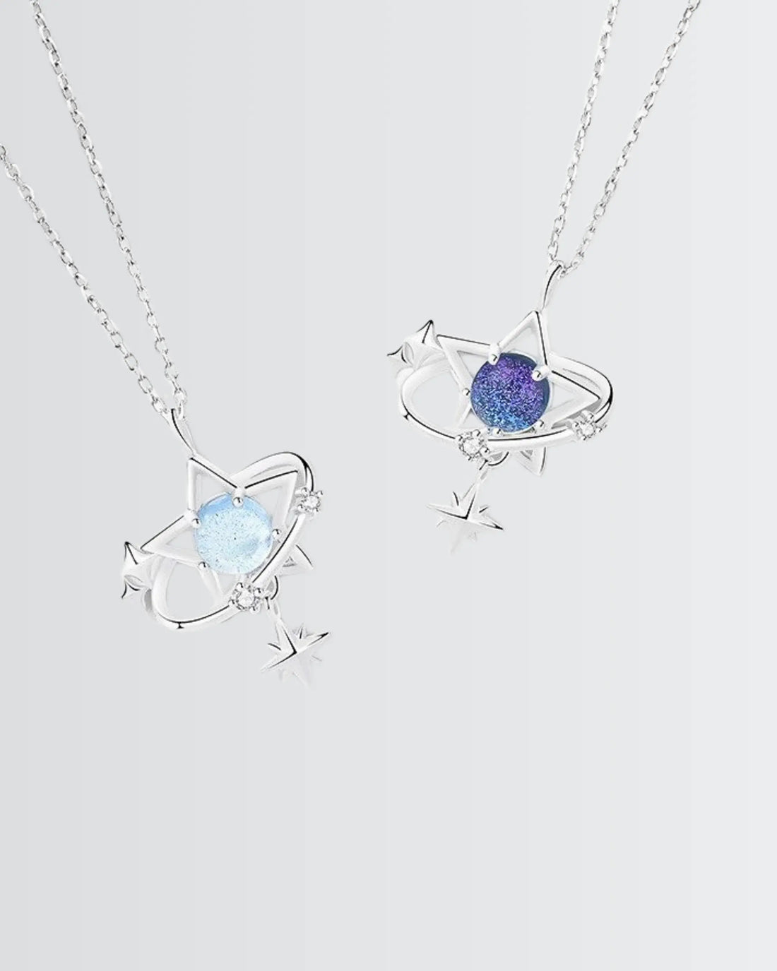 Wish Upon A Star Necklace -  Silver Necklace by BLINGLANE