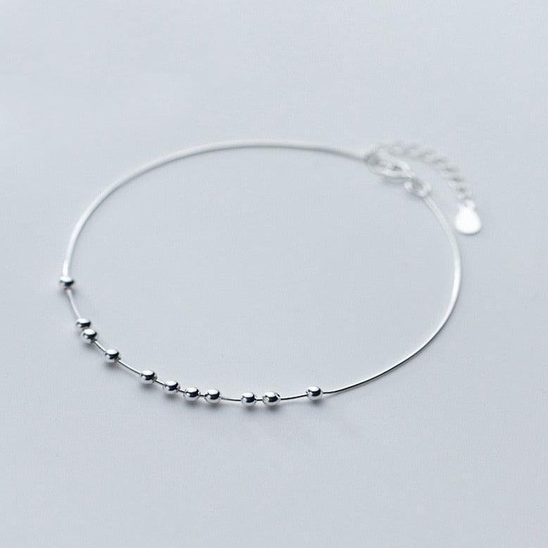 Classy Beads Minimal Anklet - Blinglane