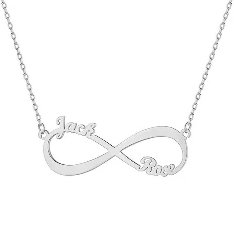 Personalize Your Names Infinity Necklace - Blinglane