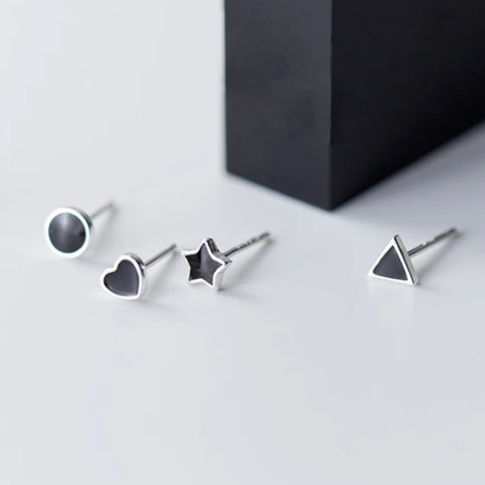 Little 2025 black earrings