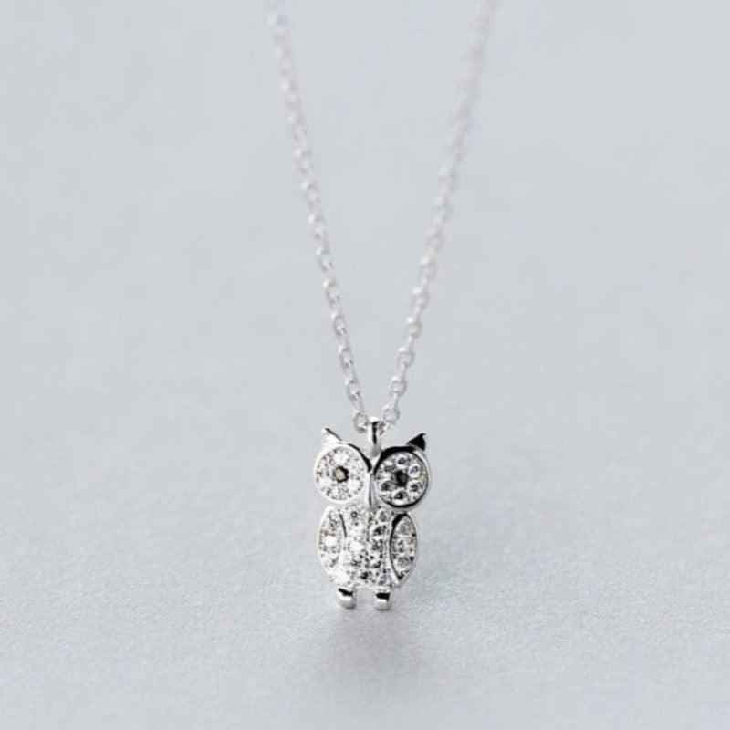 Little Owl Minimal Necklace - jewellery by BLINGLANE