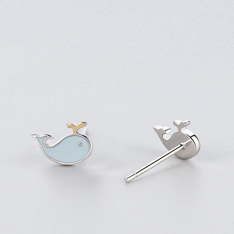 My Little Dolphin Minimal Studs - Blinglane