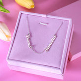 Personalize Two Names Necklace - Blinglane