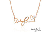 Personalize Your Handwritten Signature Necklace - Blinglane