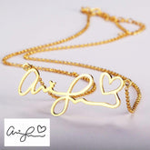 Personalize Your Handwritten Signature Necklace - Blinglane