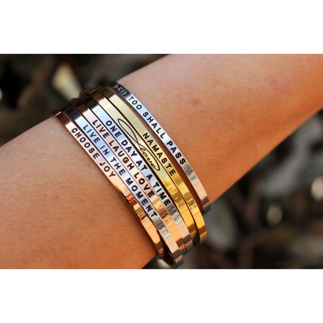 Personalize Your Name 3.5mm Cuff Bangle - Blinglane