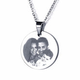 Personalize Your Photo & Message Engraved Necklace - Blinglane