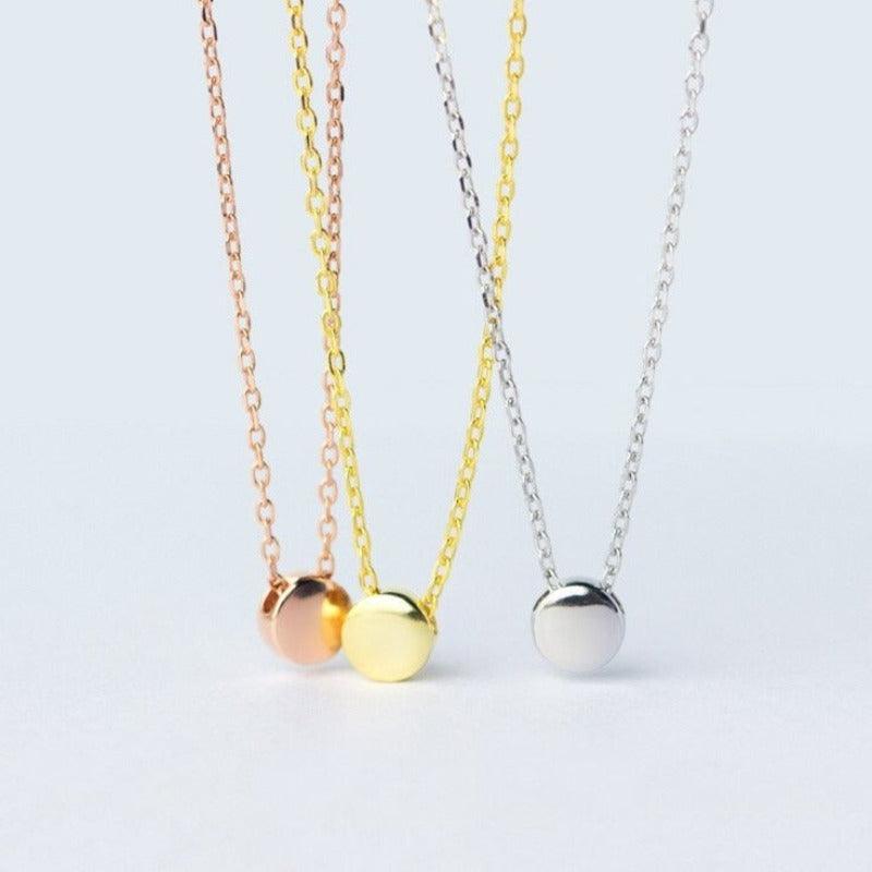 Polished Curve Minimal Necklace - Blinglane