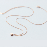 Polished Curve Minimal Necklace - Blinglane