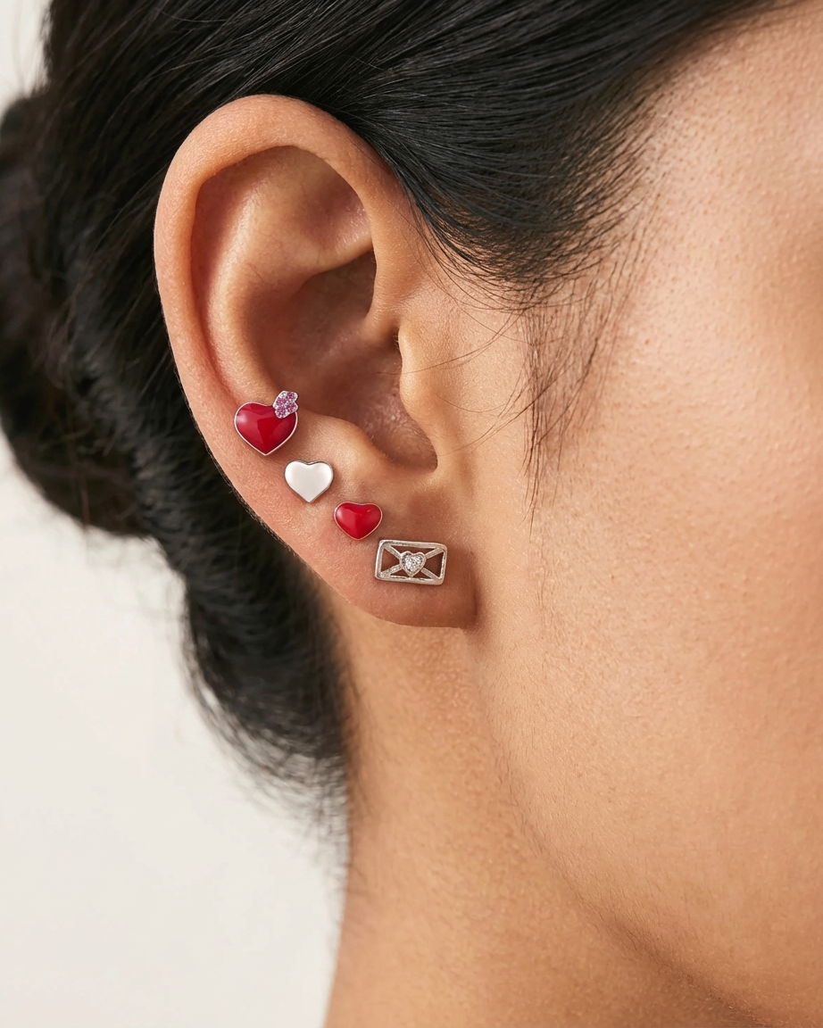 Message Of Love Studs