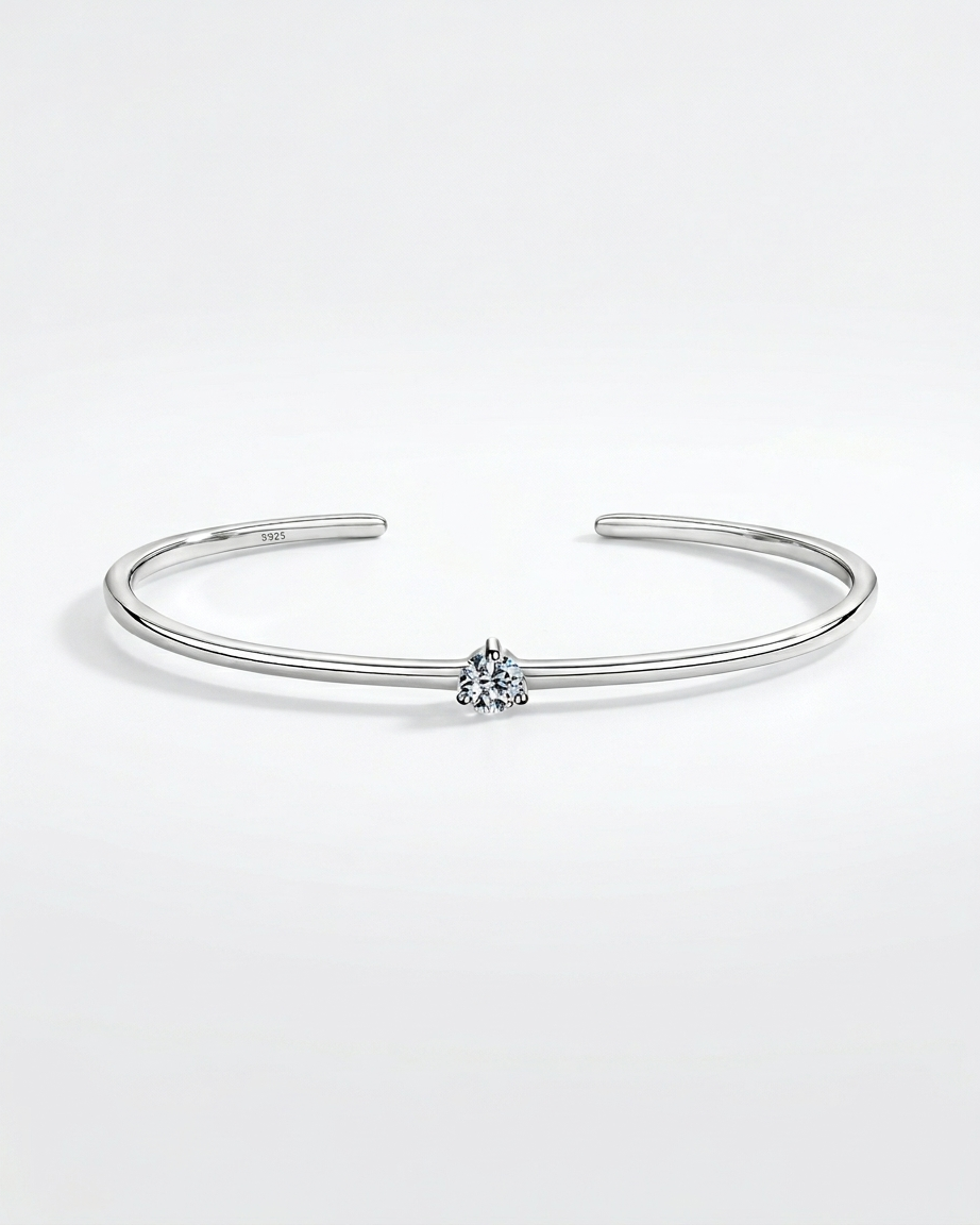 A Solitaire Says It All Bracelet