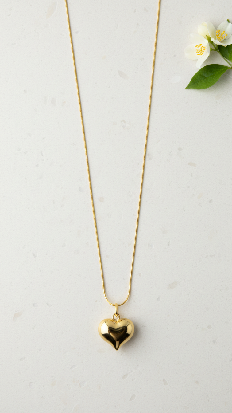 Too Bold To Break Heart Necklace