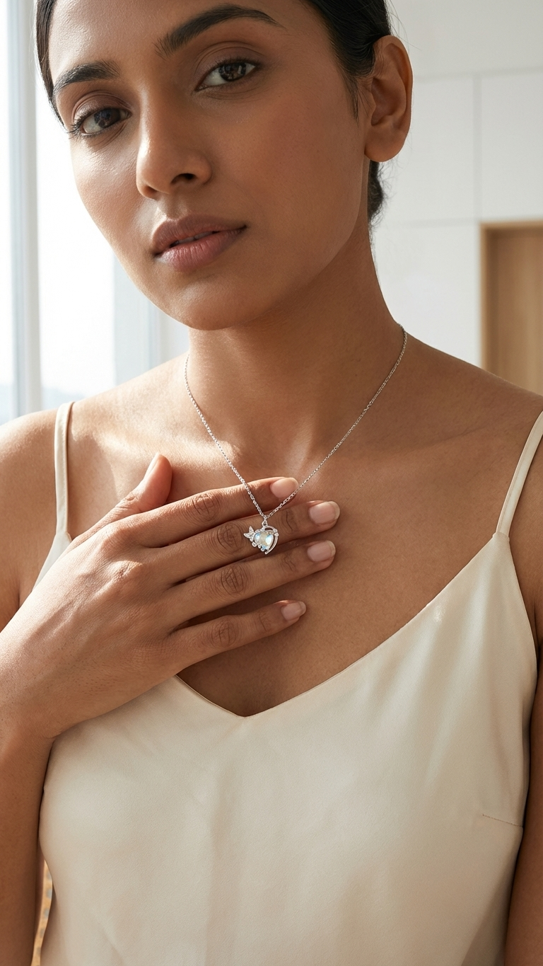 Powerful In Love Heart Necklace