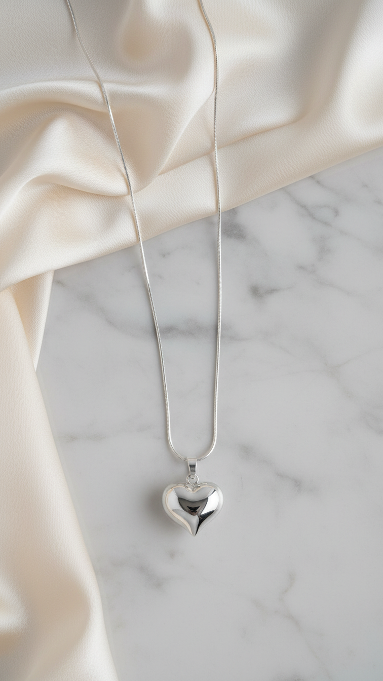 Too Bold To Break Heart Necklace