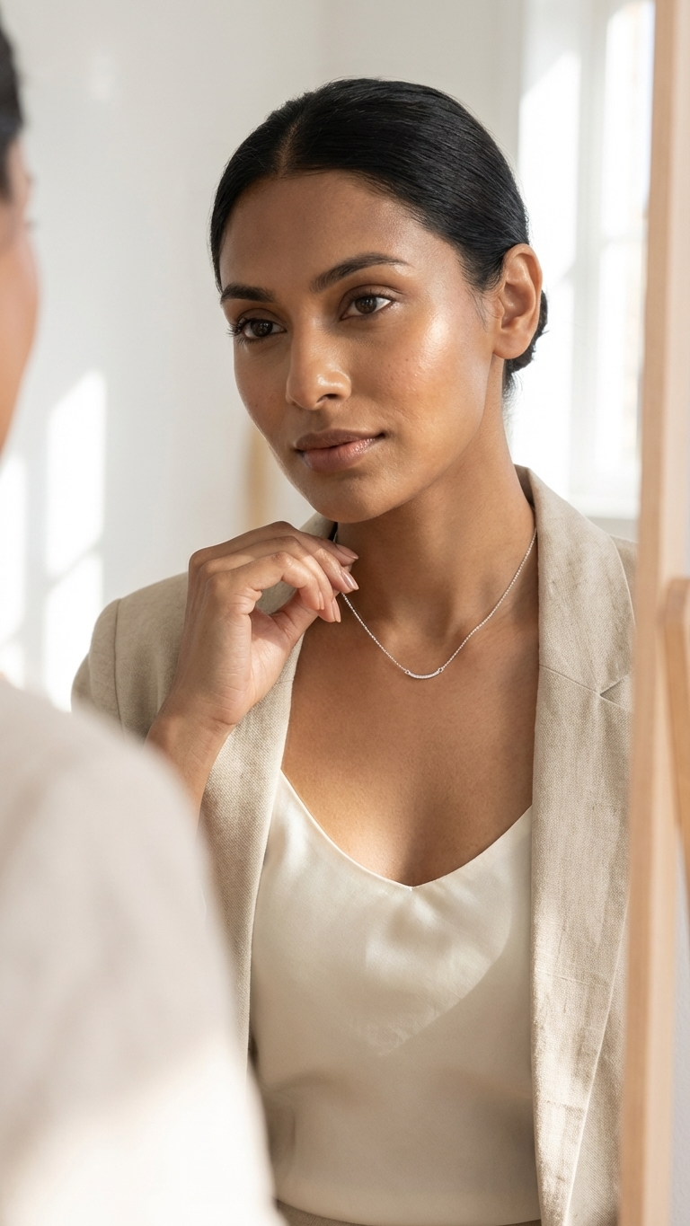 Luxe Line Minimal Necklace