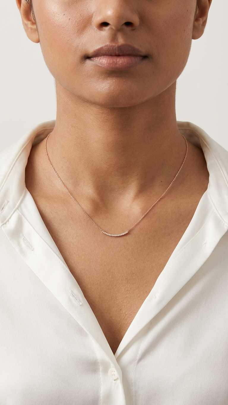 Luxe Line Minimal Necklace
